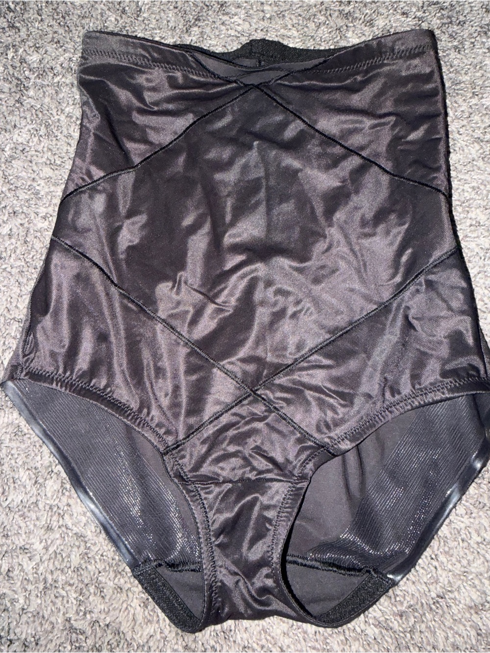 Cupid Black High-Waist Shaping One-Piece Swim Bottom